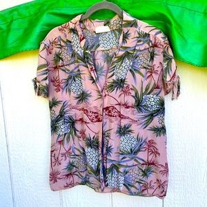 Vintage Judy Knapp Hawaiian Shirt